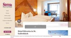 Desktop Screenshot of hotel-silvretta-montafon.at